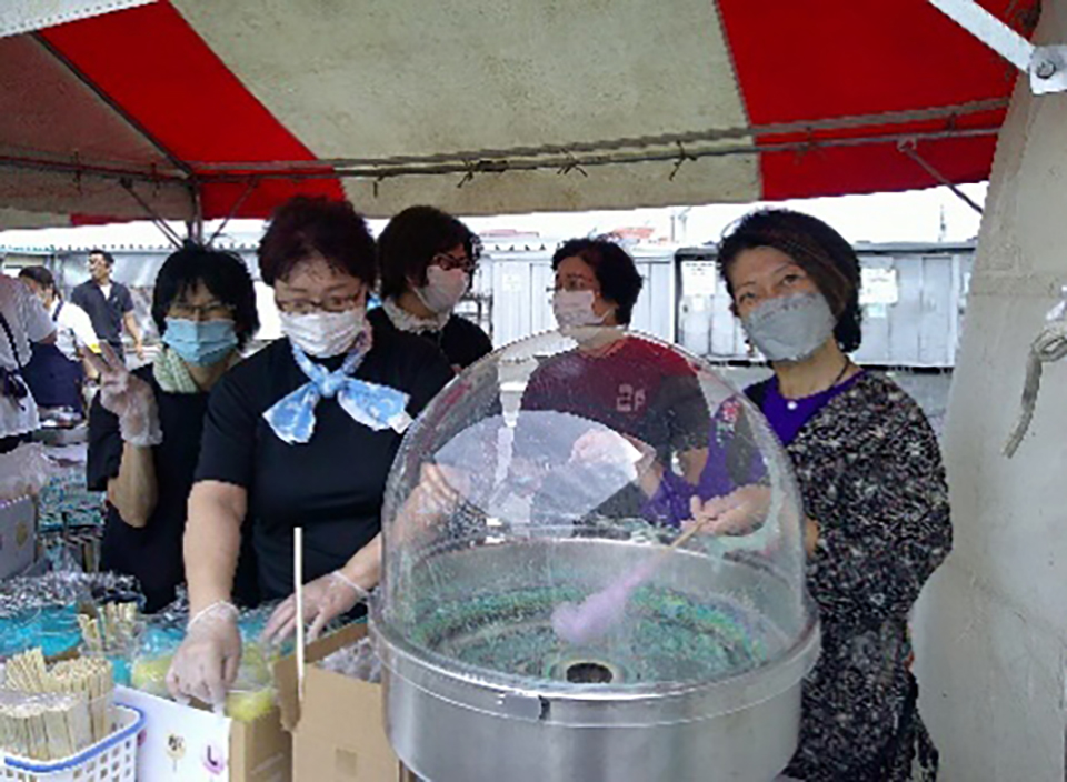 屋台(わたがし)