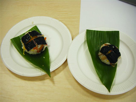 手巻寿司 ・ 手鞠寿司作り