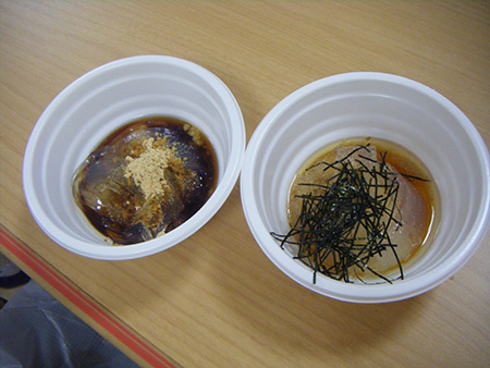 介護施設ところてん作り