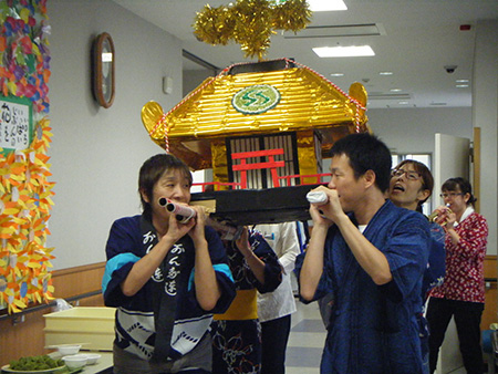 介護施設の納涼祭